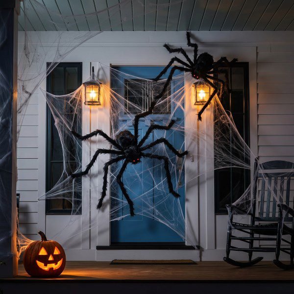 Giant Halloween Spider Outdoor Yard Decoration
