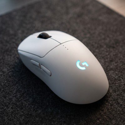 Logitech G PRO X Superlight 2 white gaming mouse