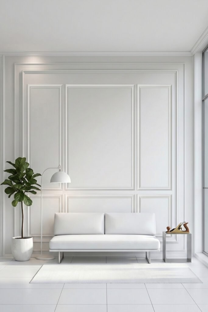 Wall decoration using Wainscoting Panel