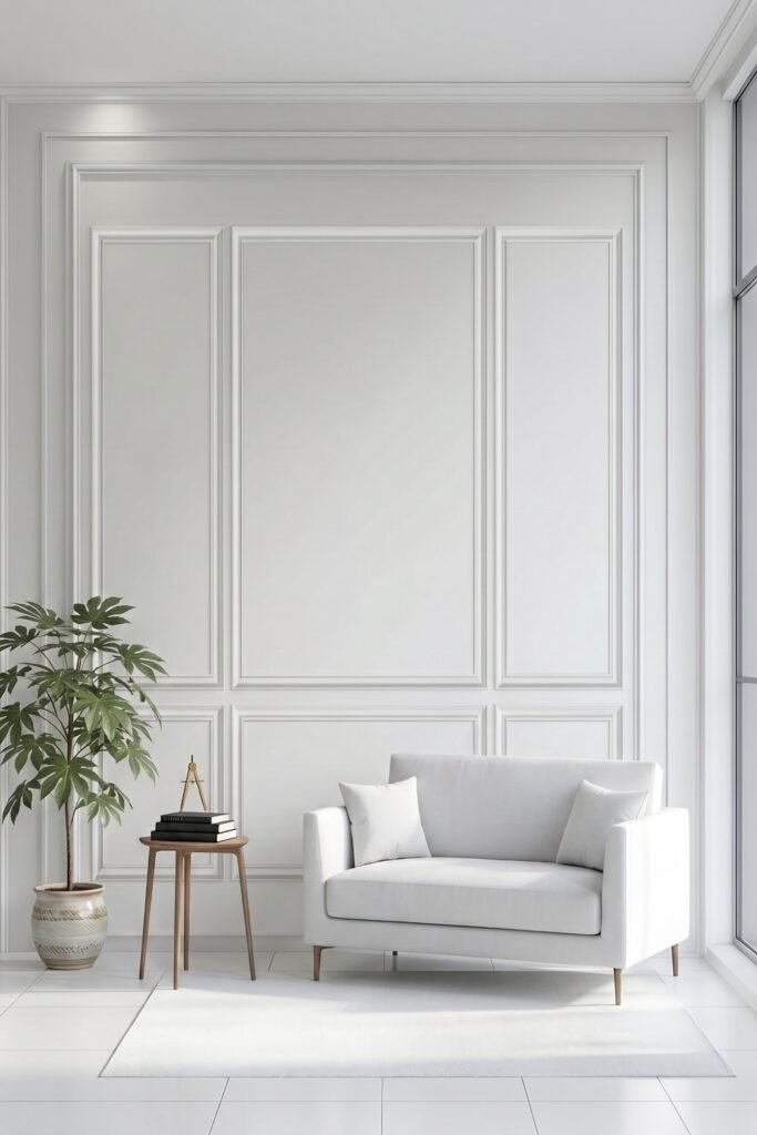 Wall decoration with Wainscoting Panel