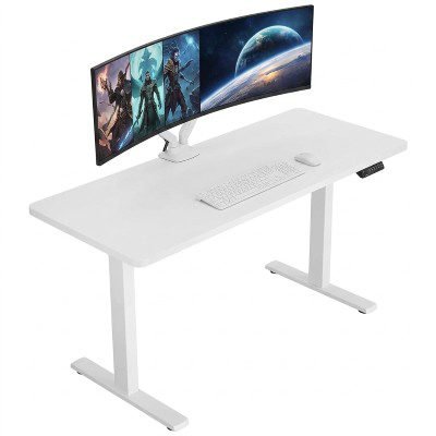 VIVO White Standing Desk, DESK-KIT-1W6W